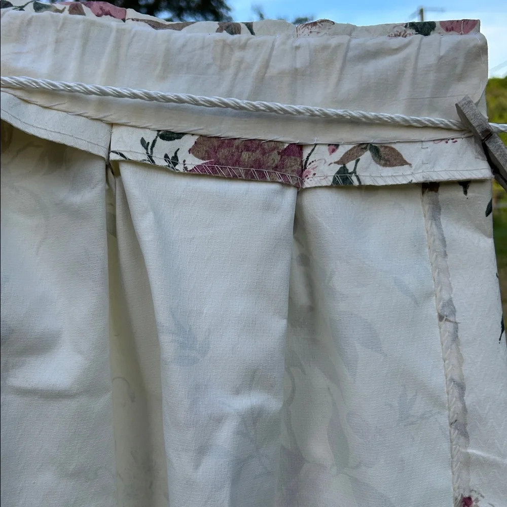 Vintage Burlington Insulated Draperies 6 Panels 24” X 63” Cottage Grandma